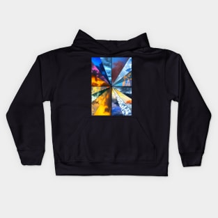 Cloud Compilation In The Sky Kids Hoodie